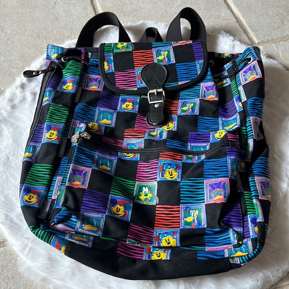 Vintage Backpack Disney Store Exclusive Cinch Bag